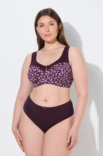 Moda za polnejše Grudnjak s leopard uzorkom plus velikost, xxl, Ulla Popken in Johann Popken (JP1880)