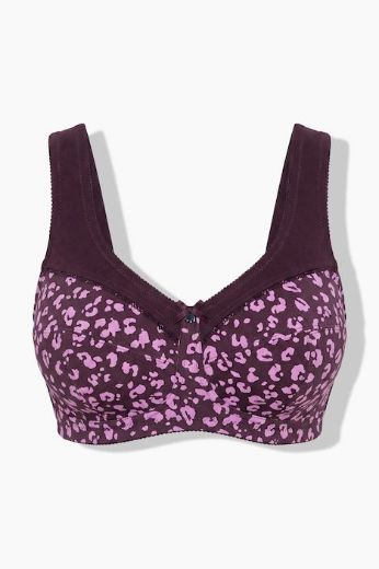 Moda za polnejše Grudnjak s leopard uzorkom plus velikost, xxl, Ulla Popken in Johann Popken (JP1880)