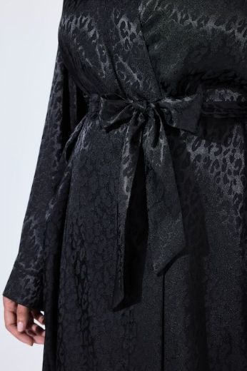 Moda za polnejše Ogrtač satenski na vezanje plus velikost, xxl, Ulla Popken in Johann Popken (JP1880)