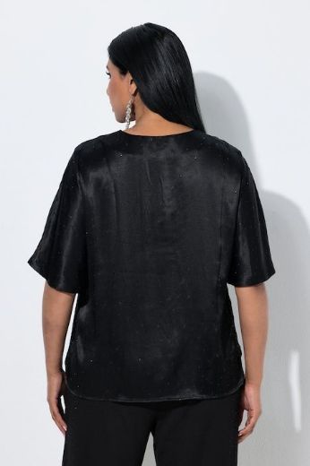 Moda za polnejše Bluza kratkih rukava V ovratnika plus velikost, xxl, Ulla Popken in Johann Popken (JP1880)