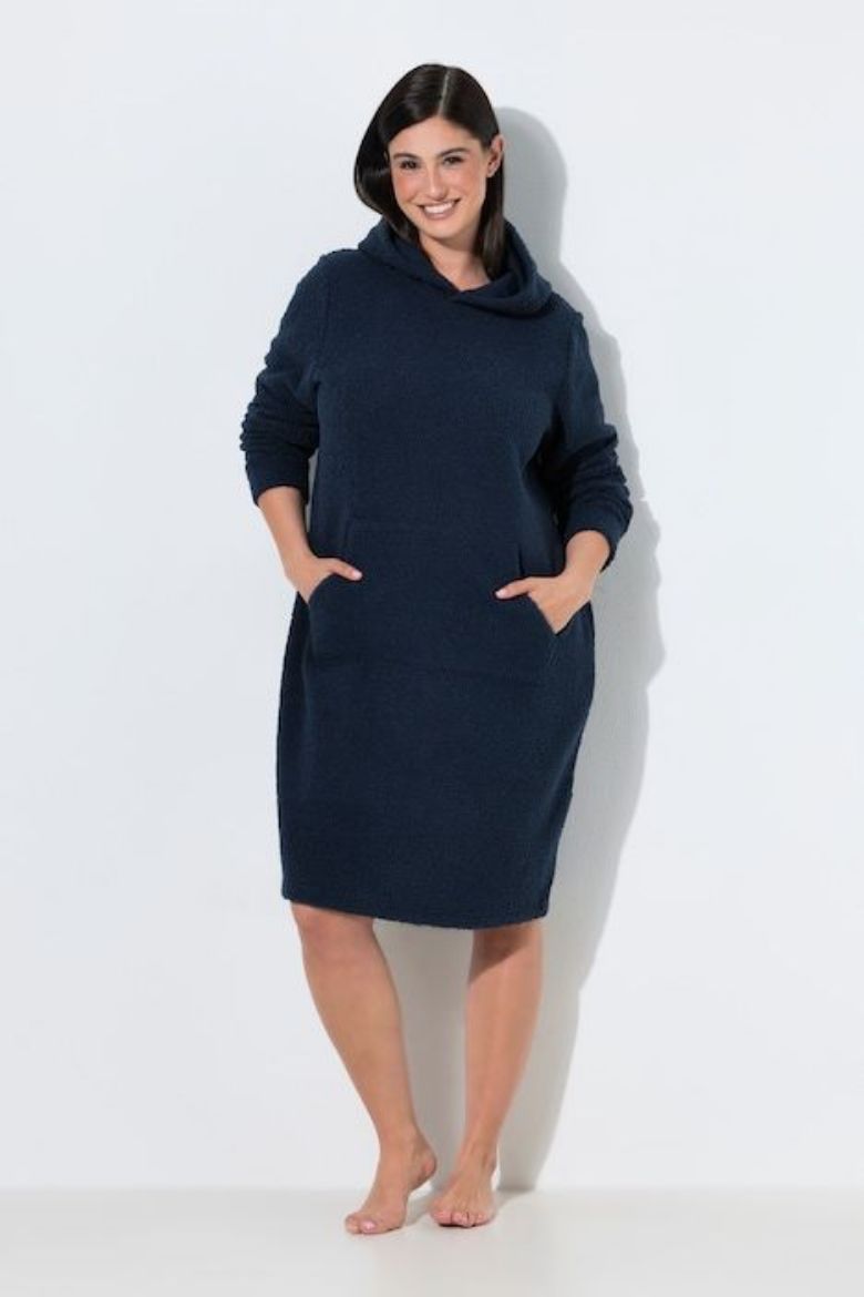 Moda za polnejše Haljina teddy dugih rukava plus velikost, xxl, Ulla Popken in Johann Popken (JP1880)