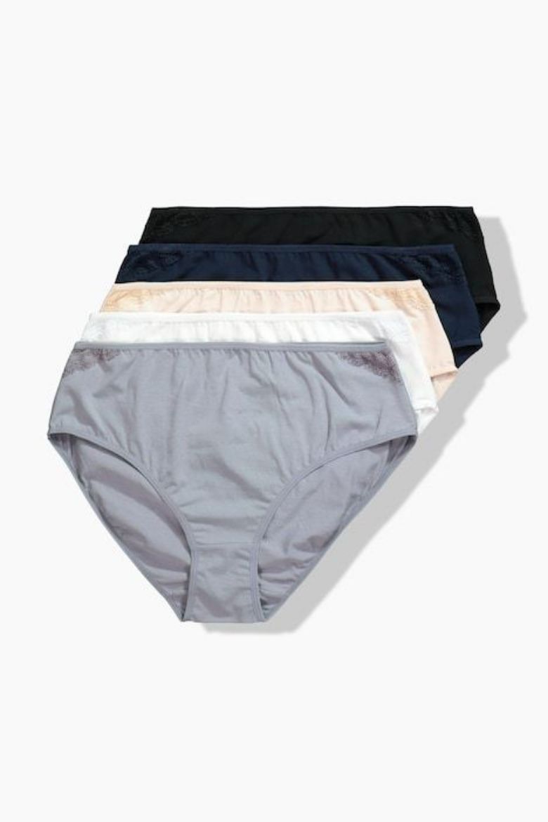 Moda za polnejše Gaćice midi 5 komada plus velikost, xxl, Ulla Popken in Johann Popken (JP1880)