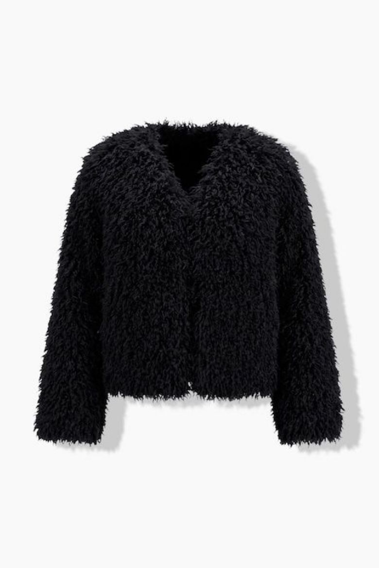 Moda za polnejše Jakna od umjetnog krzna kraćeg kroja plus velikost, xxl, Ulla Popken in Johann Popken (JP1880)