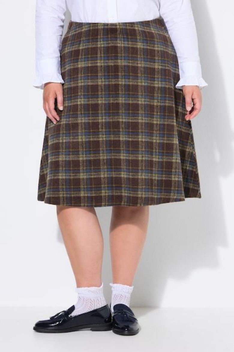 Moda za polnejše Suknja midi A kroja plus velikost, xxl, Ulla Popken in Johann Popken (JP1880)