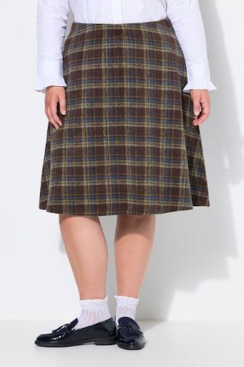 Moda za polnejše Suknja midi A kroja plus velikost, xxl, Ulla Popken in Johann Popken (JP1880)