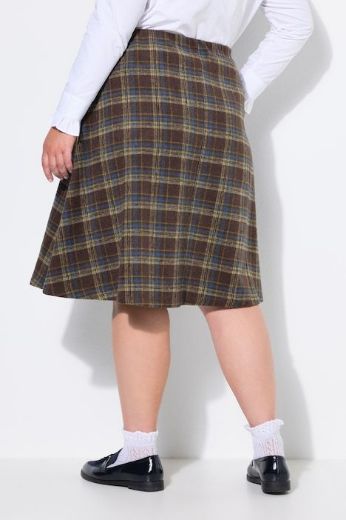 Moda za polnejše Suknja midi A kroja plus velikost, xxl, Ulla Popken in Johann Popken (JP1880)
