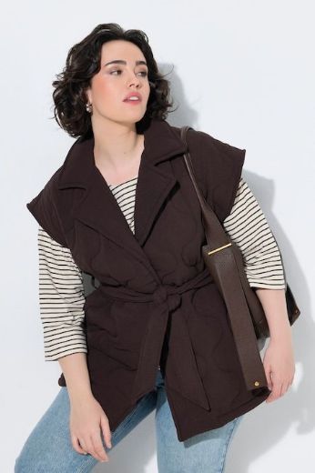Moda za polnejše Prsluk na vezanje plus velikost, xxl, Ulla Popken in Johann Popken (JP1880)
