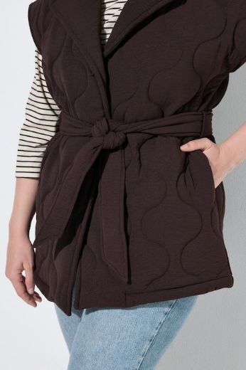 Moda za polnejše Prsluk na vezanje plus velikost, xxl, Ulla Popken in Johann Popken (JP1880)