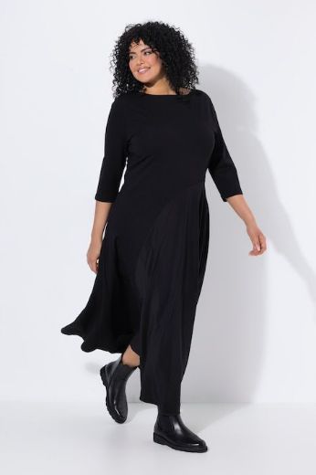 Moda za polnejše Haljina maxi 3/4 rukava plus velikost, xxl, Ulla Popken in Johann Popken (JP1880)