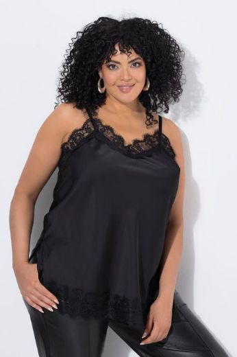 Moda za polnejše Top satenski plus velikost, xxl, Ulla Popken in Johann Popken (JP1880)