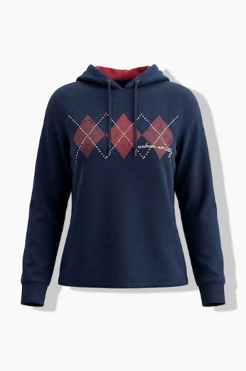 Moda za polnejše Majica dugih rukava s kapuljačom plus velikost, xxl, Ulla Popken in Johann Popken (JP1880)