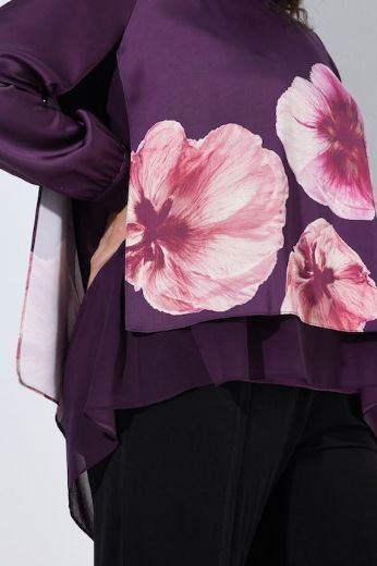Moda za polnejše Bluza dugih rukava plus velikost, xxl, Ulla Popken in Johann Popken (JP1880)