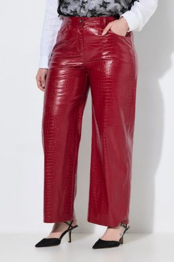 Moda za polnejše Hlače od imitacije kože plus velikost, xxl, Ulla Popken in Johann Popken (JP1880)