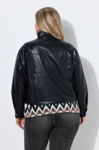 Moda za polnejše Jakna od umjetne kože plus velikost, xxl, Ulla Popken in Johann Popken (JP1880)