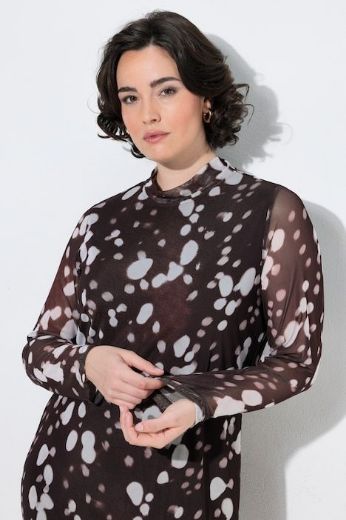Moda za polnejše Haljina maxi dugih rukava plus velikost, xxl, Ulla Popken in Johann Popken (JP1880)