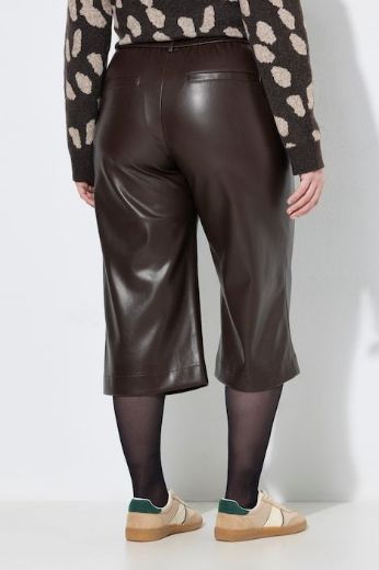 Moda za polnejše Hlače od imitacije kože skraćenih nogavica plus velikost, xxl, Ulla Popken in Johann Popken (JP1880)