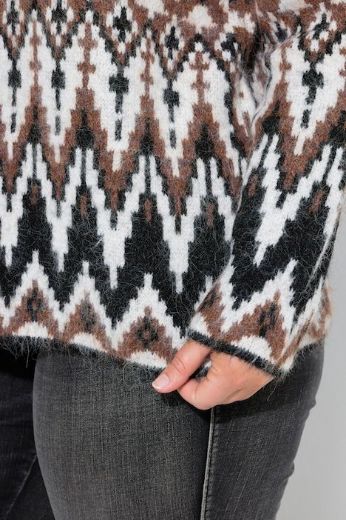 Moda za polnejše Pulover dugih rukava plus velikost, xxl, Ulla Popken in Johann Popken (JP1880)
