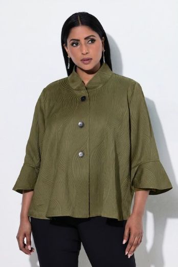 Moda za polnejše Jakna lagana 3/4 rukava plus velikost, xxl, Ulla Popken in Johann Popken (JP1880)