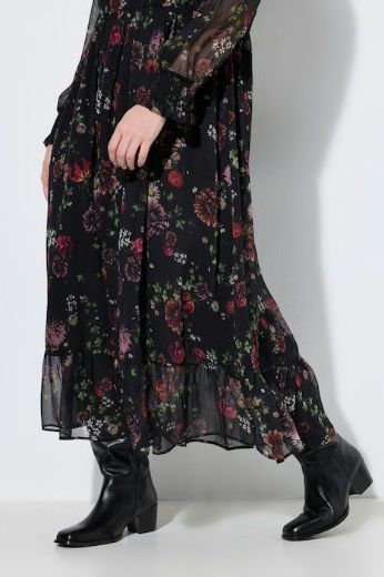 Moda za polnejše Haljina maxi dugih rukava plus velikost, xxl, Ulla Popken in Johann Popken (JP1880)