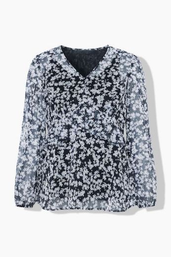 Moda za polnejše Bluza dugih rukava plus velikost, xxl, Ulla Popken in Johann Popken (JP1880)