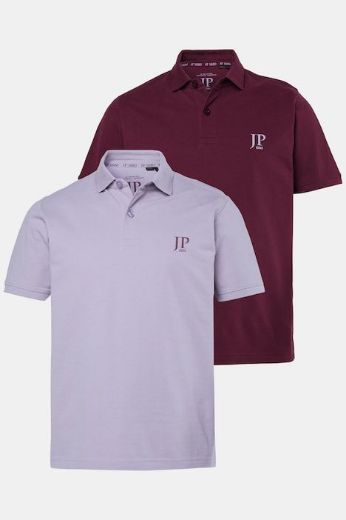 Moda za polnejše Majica Polo 2 komada plus velikost, xxl, Ulla Popken in Johann Popken (JP1880)