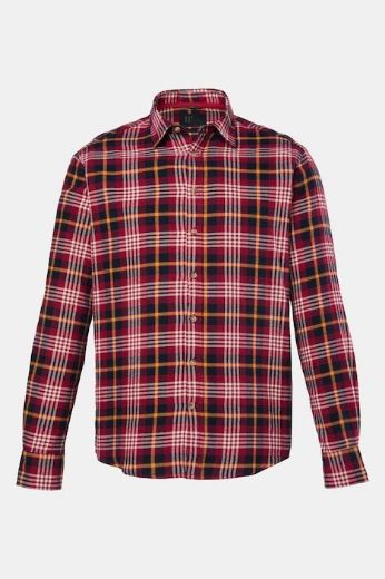 Moda za polnejše Košulja karirana dugih rukava plus velikost, xxl, Ulla Popken in Johann Popken (JP1880)