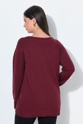 Moda za polnejše Pulover dugih rukava s božićnim motivom plus velikost, xxl, Ulla Popken in Johann Popken (JP1880)