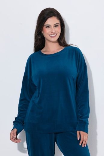 Moda za polnejše Majica dugih rukava šireg kroja plus velikost, xxl, Ulla Popken in Johann Popken (JP1880)