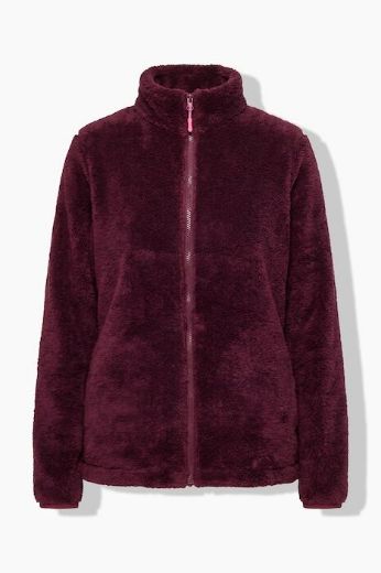 Moda za polnejše Jakna od teddy flisa s patentnim zatvaračem plus velikost, xxl, Ulla Popken in Johann Popken (JP1880)