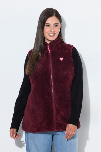 Moda za polnejše Prsluk od flisa s patentnim zatvaračem plus velikost, xxl, Ulla Popken in Johann Popken (JP1880)