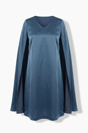 Moda za polnejše Haljina svečana satenska s plaštom plus velikost, xxl, Ulla Popken in Johann Popken (JP1880)
