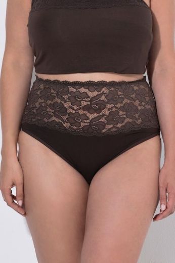 Moda za polnejše Gaćice midi 2 komada s dodatkom čipke plus velikost, xxl, Ulla Popken in Johann Popken (JP1880)