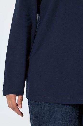 Moda za polnejše Majica dugih rukava V ovratnika s dodatkom čipke plus velikost, xxl, Ulla Popken in Johann Popken (JP1880)