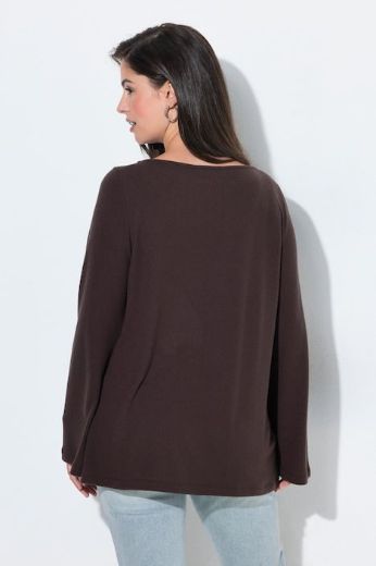 Moda za polnejše Majica dugih rukava okruglog ovratnika plus velikost, xxl, Ulla Popken in Johann Popken (JP1880)