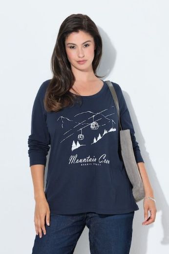 Moda za polnejše Majica dugih rukava plus velikost, xxl, Ulla Popken in Johann Popken (JP1880)