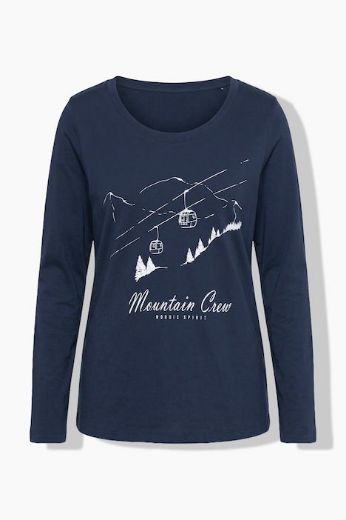 Moda za polnejše Majica dugih rukava plus velikost, xxl, Ulla Popken in Johann Popken (JP1880)