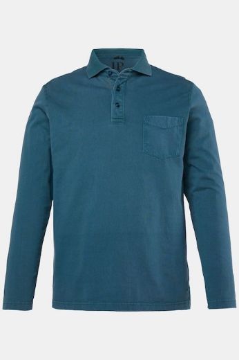 Moda za polnejše Majica Polo dugih rukava plus velikost, xxl, Ulla Popken in Johann Popken (JP1880)