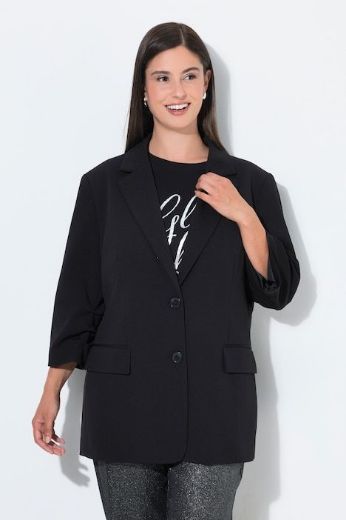 Moda za polnejše Sako 3/4 rukava šireg kroja plus velikost, xxl, Ulla Popken in Johann Popken (JP1880)