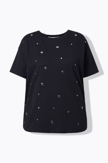 Moda za polnejše Majica kratkih rukava s ukrasnim detaljima plus velikost, xxl, Ulla Popken in Johann Popken (JP1880)